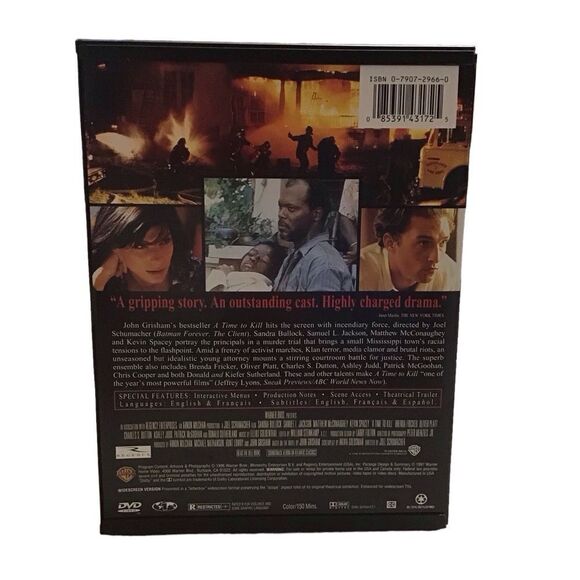4 for $20 A Time To Kill DVD Drama - Picture 2 of 3